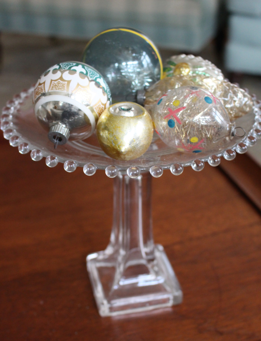 Decorating With Vintage Christmas Ornaments