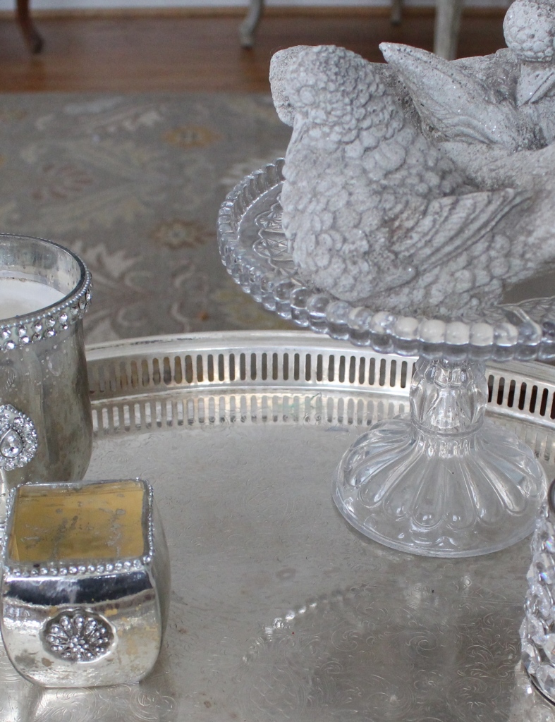 Using Trays - ideas at Vintage American Home Blog