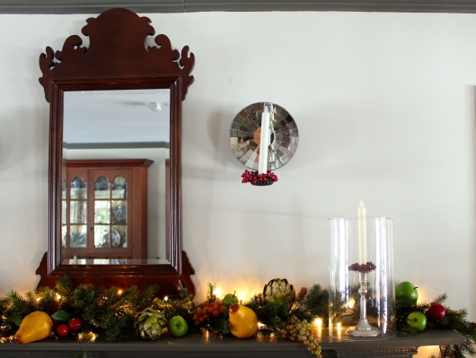 Christmas Mantle Decorating