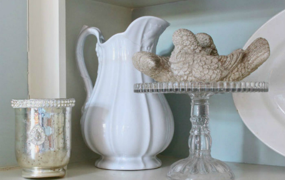 Decorating with Vintage Ironstone & Silver