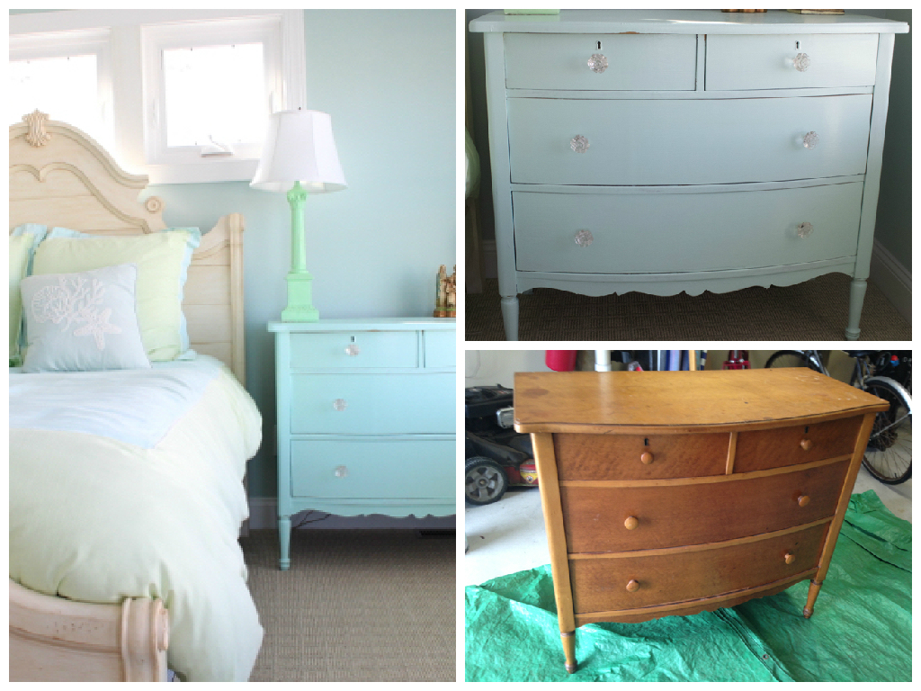 Before & After Painted Furniture from Vintage American Home.com