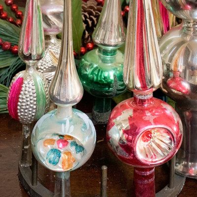 Antique and Vintage Glass Christmas Ornaments - Vintage American Home